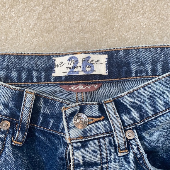 Free People CRVY Georgine Mom Jean size 26 - Picture 7 of 8